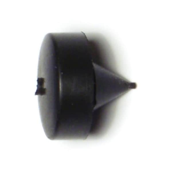 Midwest Fastener 0.8" x 0.1" Black Rubber Chevy Short Bumpers 6PK 72164 - main